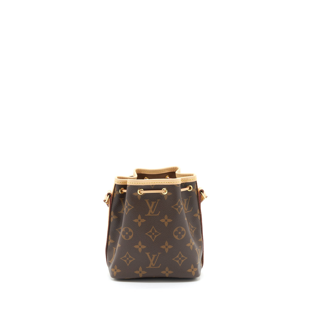 LOUIS VUITTON NANO NOE MONOGRAM CANVAS GHW