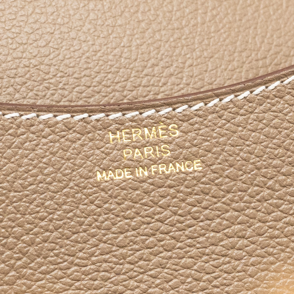 HERMES CONSTANCE SLIM EVERCOLOR ETOUPE GHW