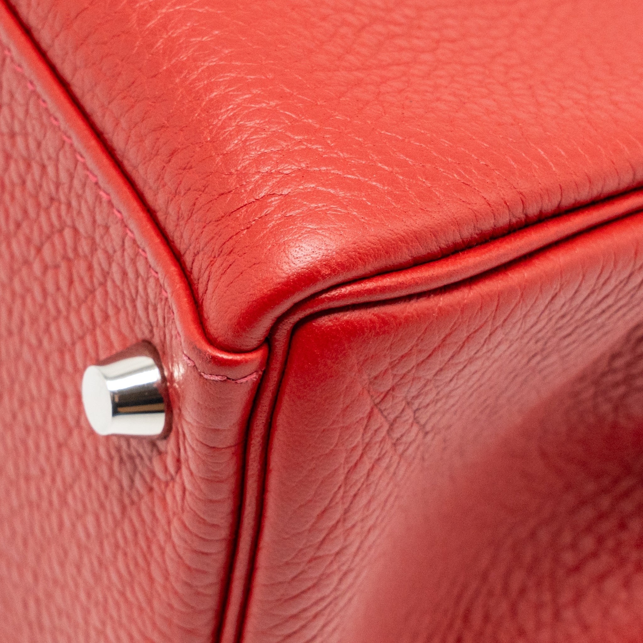 HERMES KELLY 32 CLEMENCE RED SHW