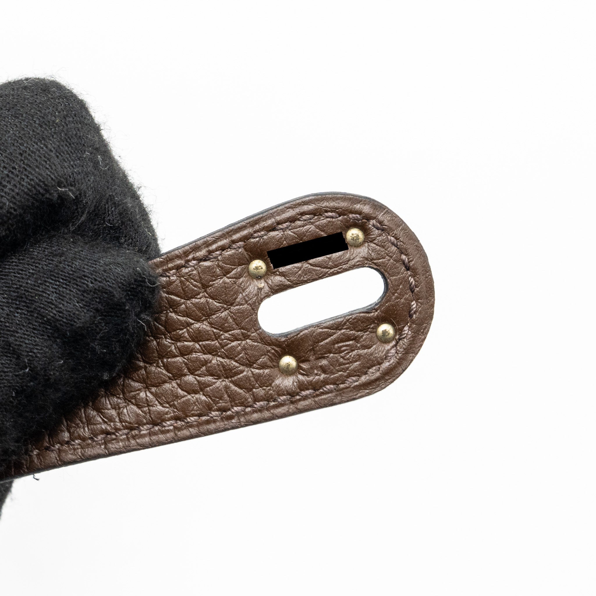 HERMES LINDY 34 CLEMENCE CHOCOLATE SHW