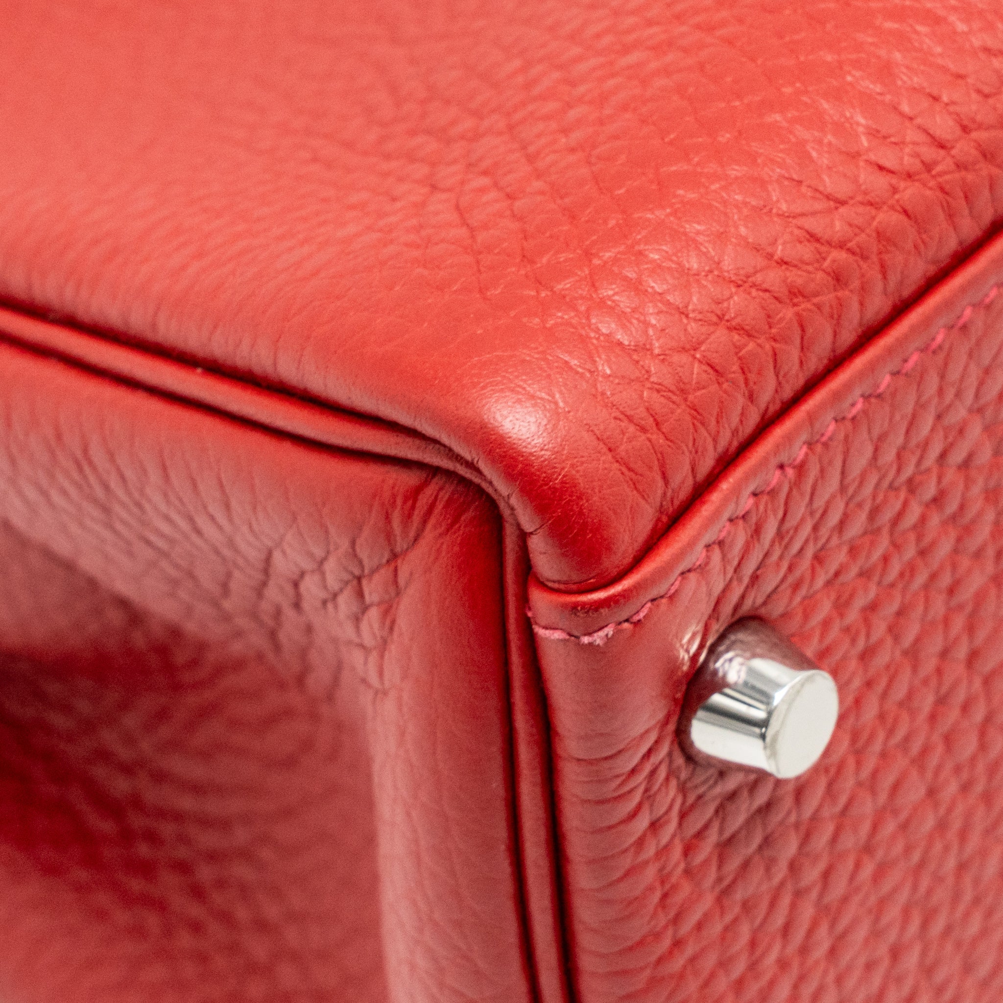 HERMES KELLY 32 CLEMENCE RED SHW