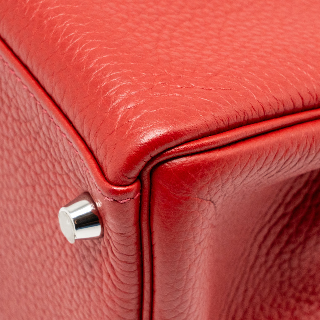 HERMES KELLY 32 CLEMENCE RED SHW