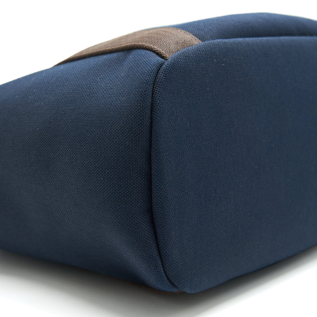 HERMES THE GROOMING BAG BLUE NAVY/ FEU