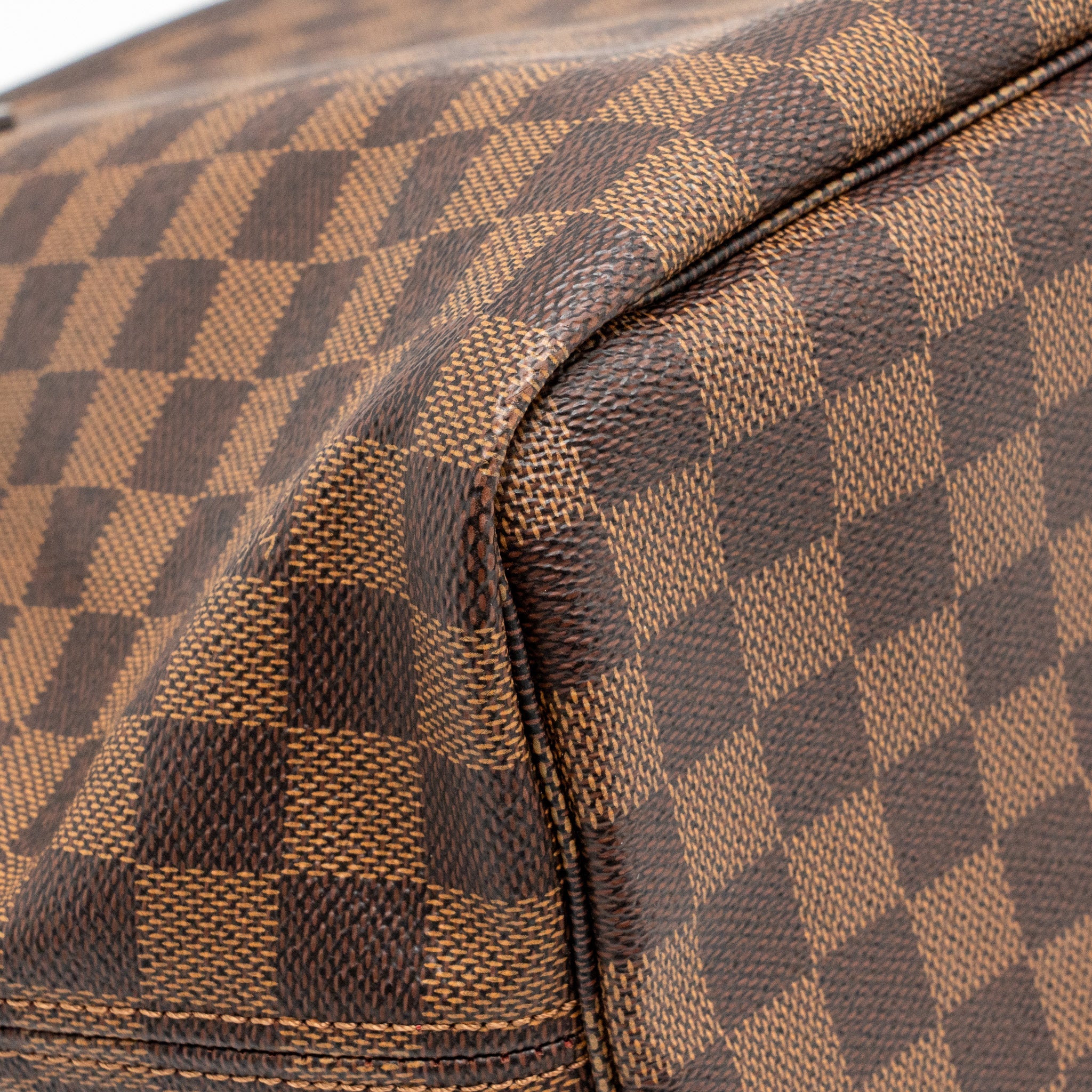 LOUIS VUITTON NEVERFULL MM DAMIER EBENE CANVAS GHW