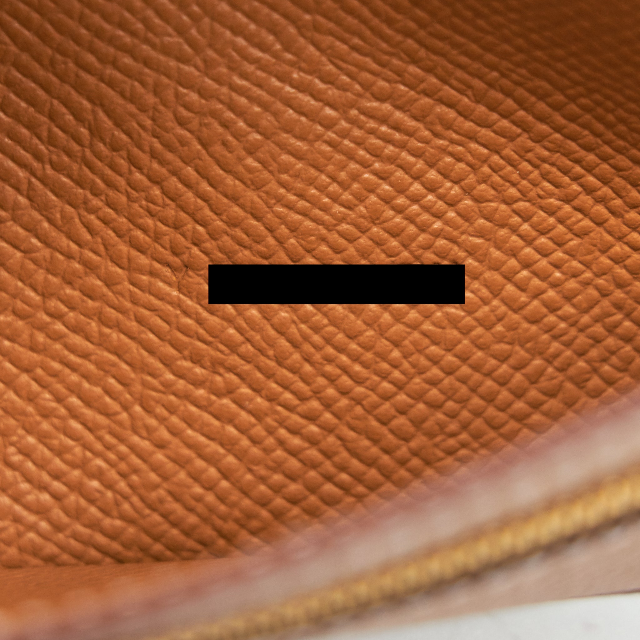 HERMES BEARN WALLET 37 GOLD WITH GHW