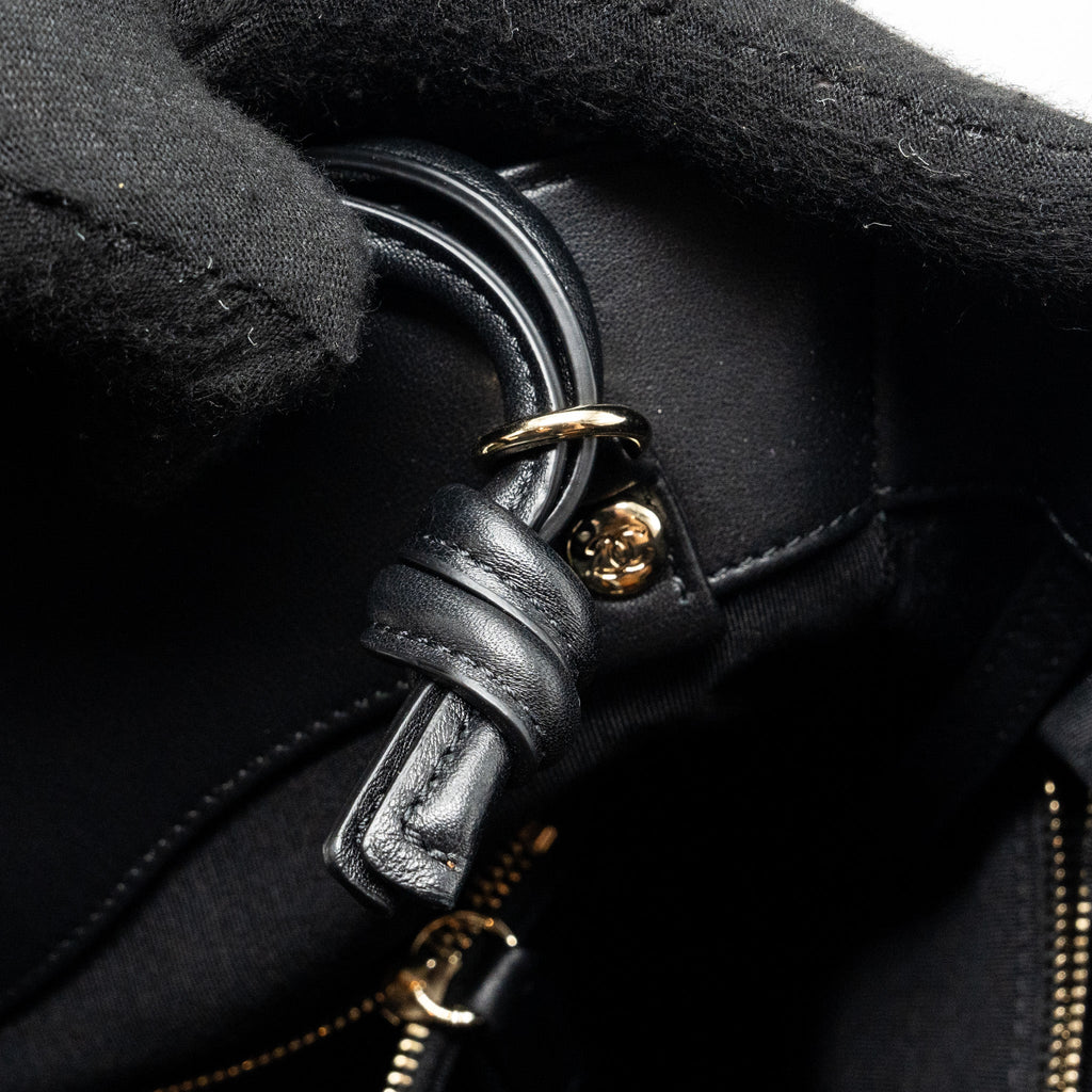 CHANEL LARGE 31 BAG CALFSKIN BLACK LGHW