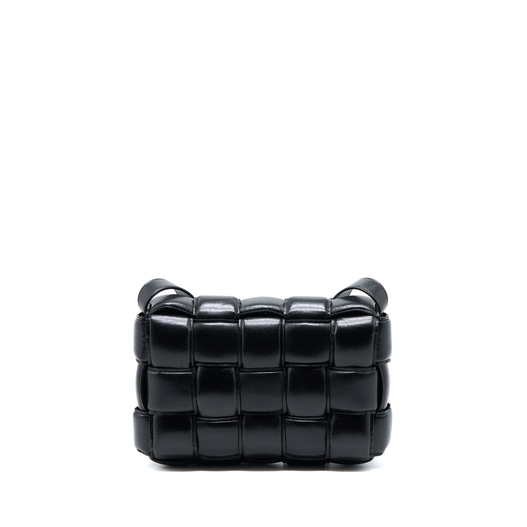BOTTEGA VENETA PADDED CASSETTE BLACK GHW