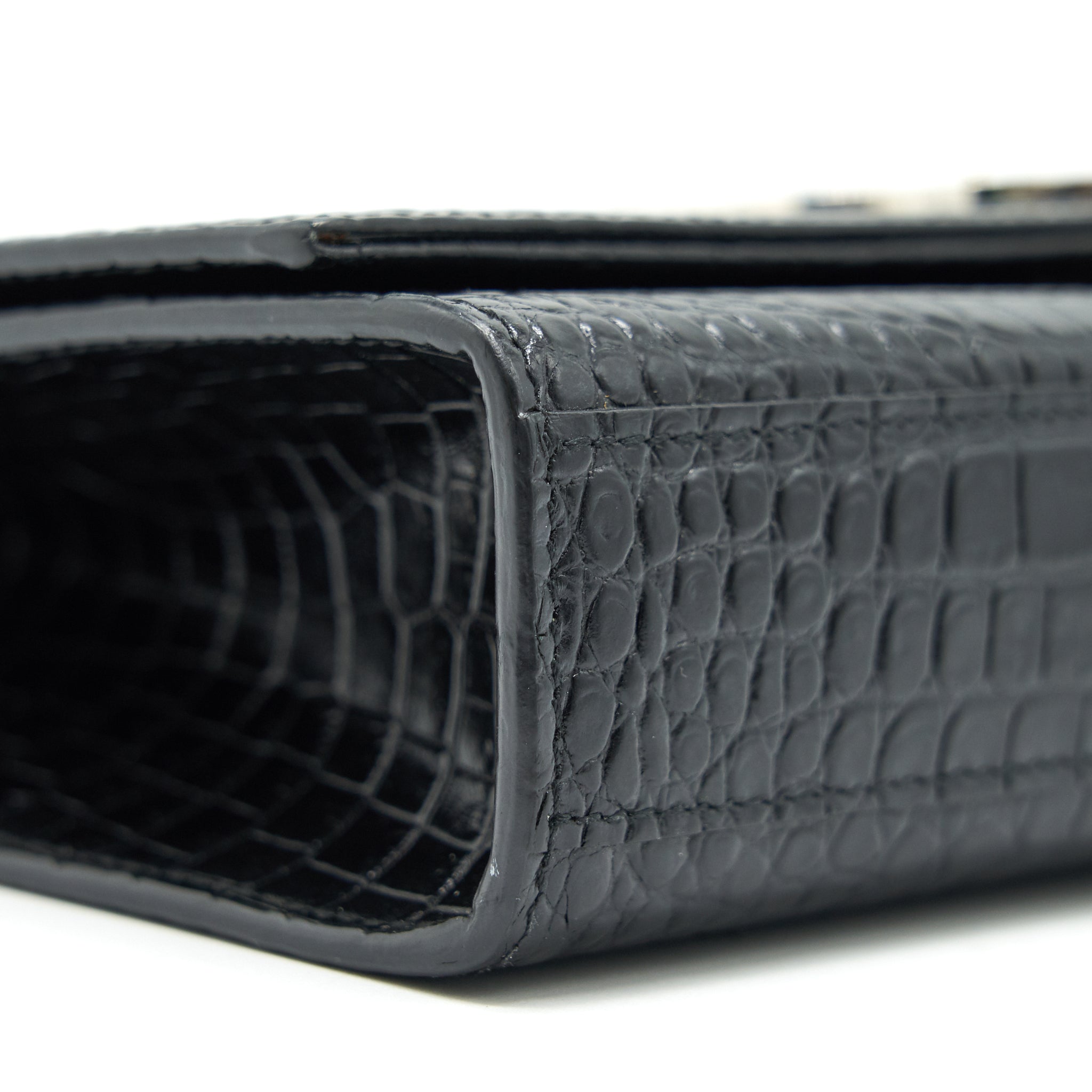 SAINT LAURENT /YSL KATE MEDIUM CHAIN BAG WITH TASSEL BLACK SHW