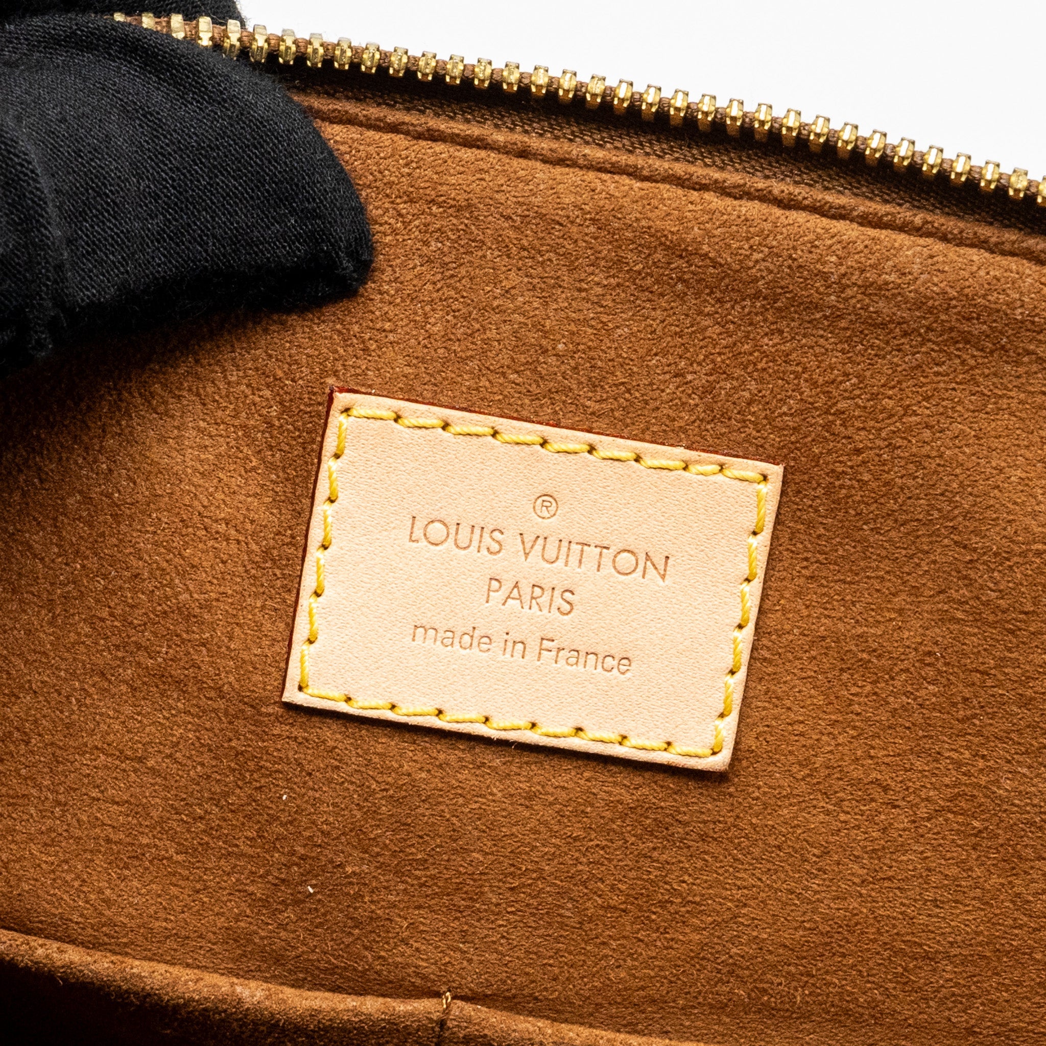 LOUIS VUITTON PALLAS TOTE BAG MONOGRAM CANVAS BROWN GHW