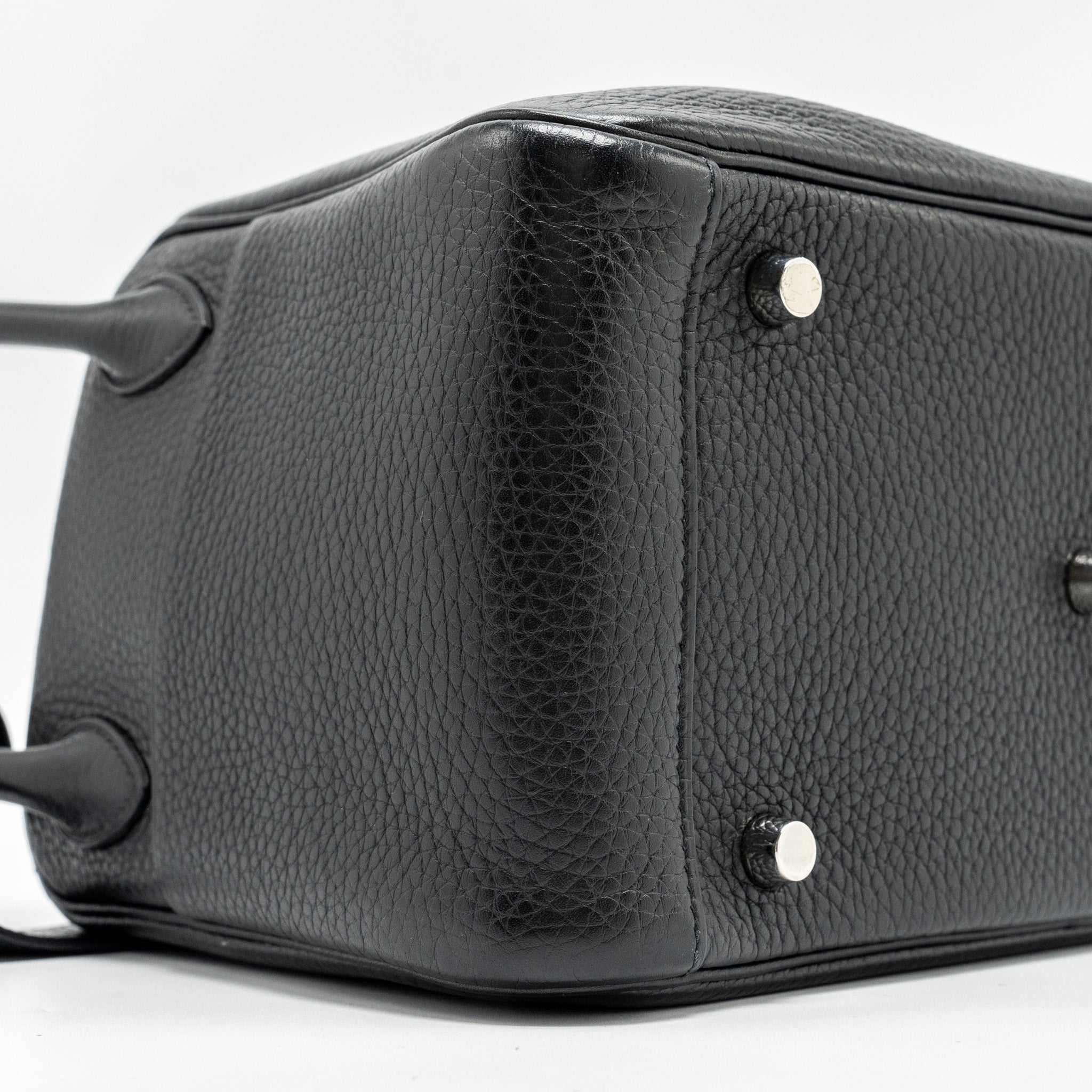 HERMES LINDY 26 CLEMENCE BLACK/TOFFEE SHW