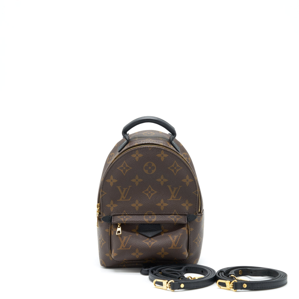LOUIS VUITTON PALM SPRING MINI BACKPACK MONOGRAM CANVAS NEW ZIPPER