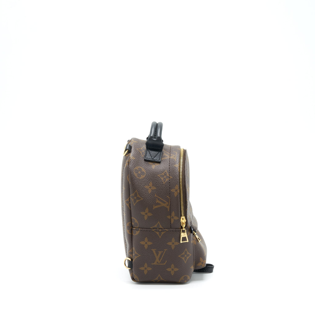 LOUIS VUITTON PALM SPRING MINI BACKPACK MONOGRAM CANVAS NEW ZIPPER