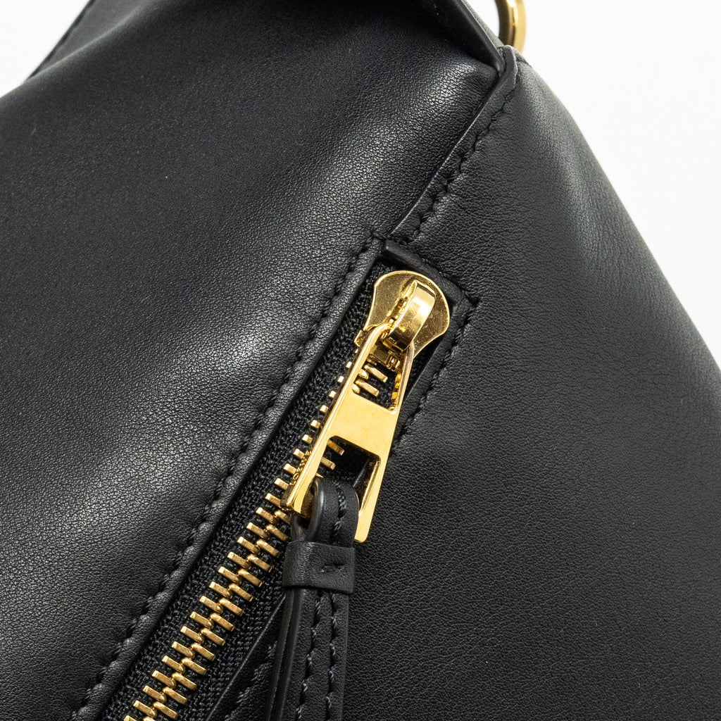 LOEWE PUZZLE HOBO BAG CALFSKIN BLACK GHW