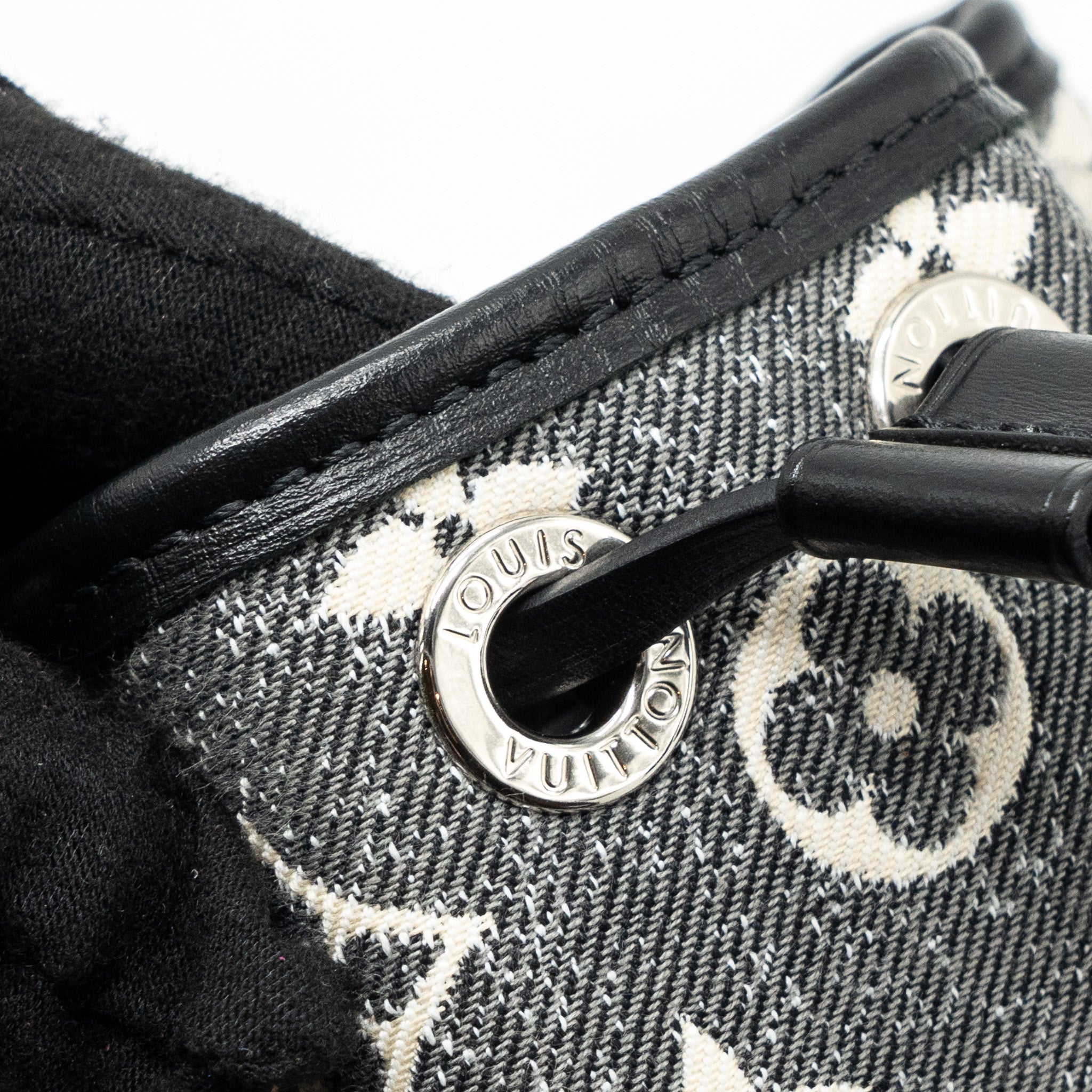 LOUIS VUITTON NANO NOE JACQUARD DENIM BLACK MULTICOLOUR SHW (NEW VERSION)