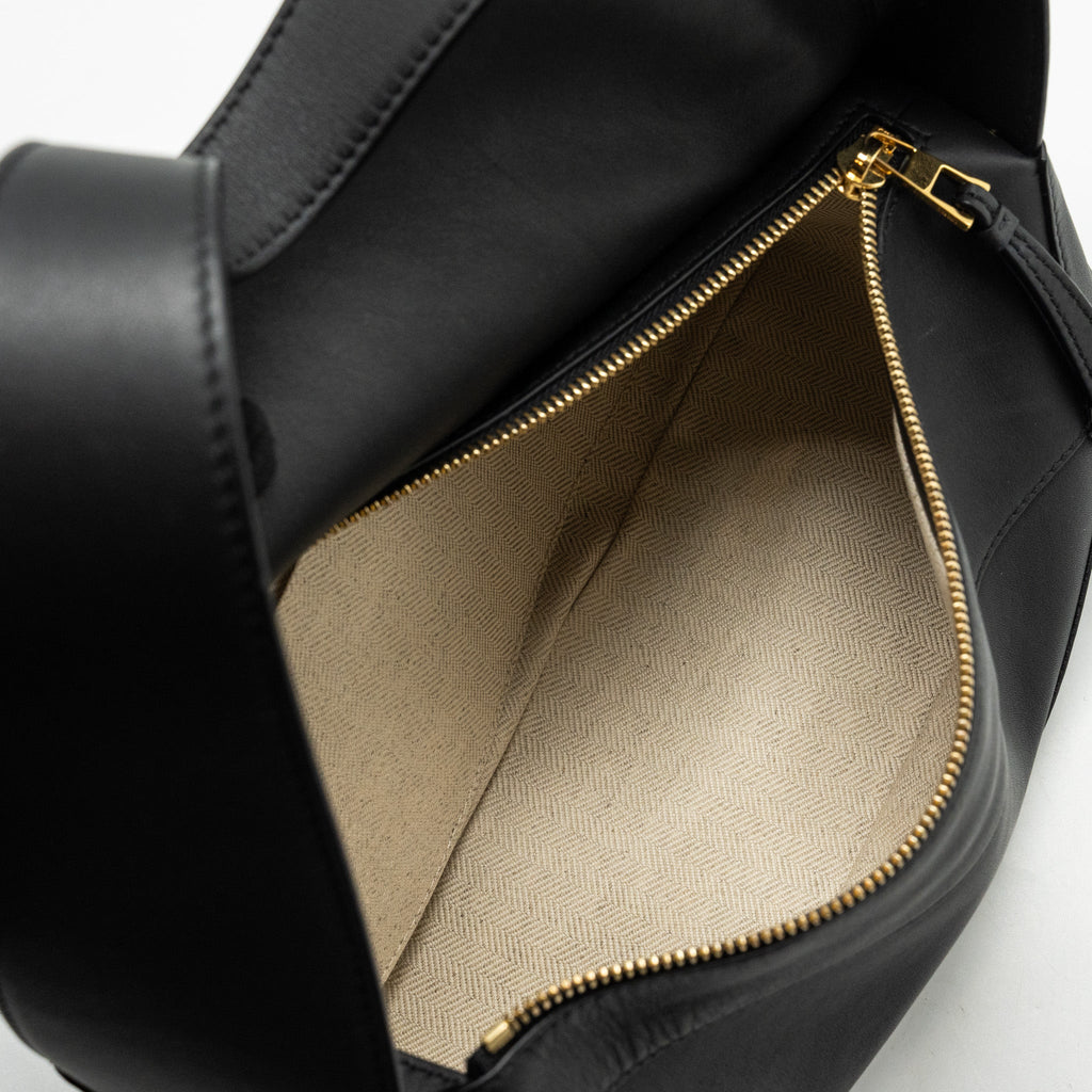 LOEWE PUZZLE HOBO BAG CALFSKIN BLACK GHW