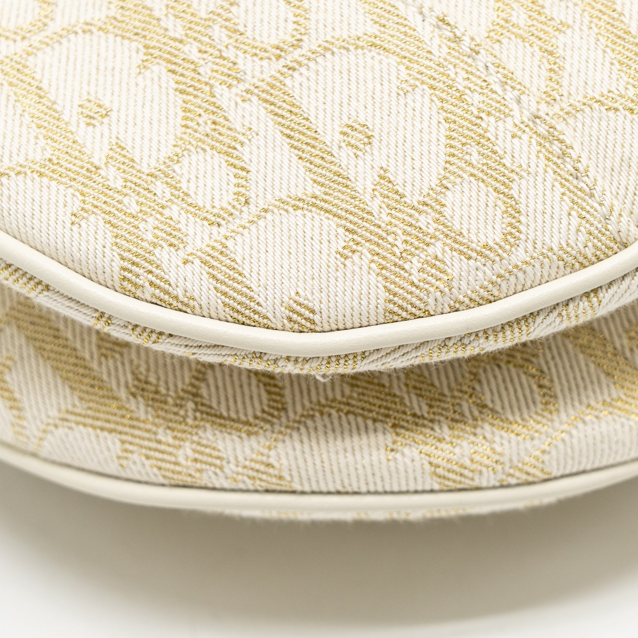 DIOR MEDIUM SADDLE BAG OBLIQUE CANVAS/LEATHER LATTE/MULTICOLOUR GHW