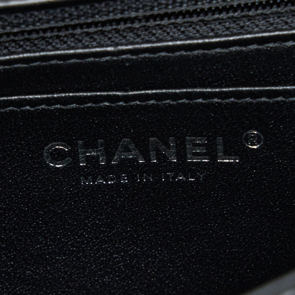 CHANEL MINI RECTANGULAR LAMBSKIN BLACK SHW(MICROCHIP)