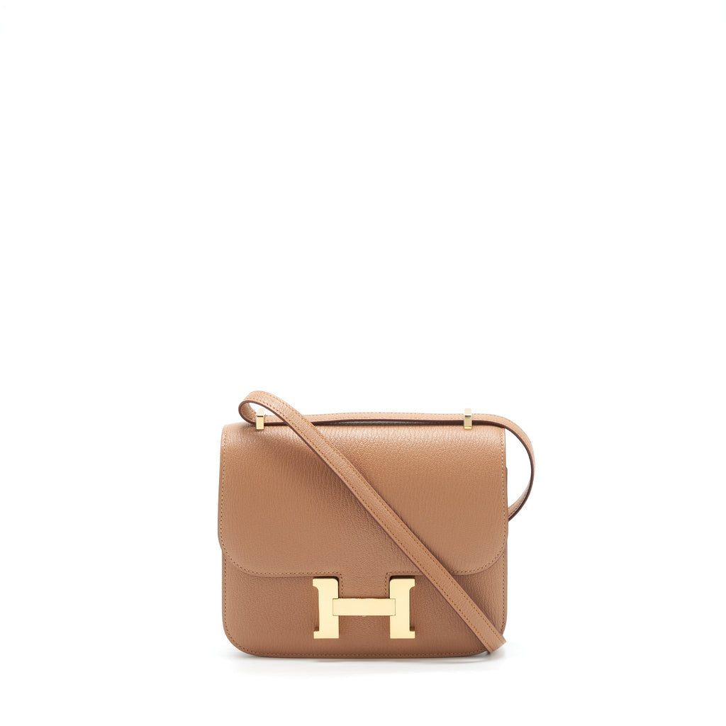 HERMES MINI CONSTANCE CHÈVRE MYSORE 2J QUEBRACHO RGHW STRAP Z