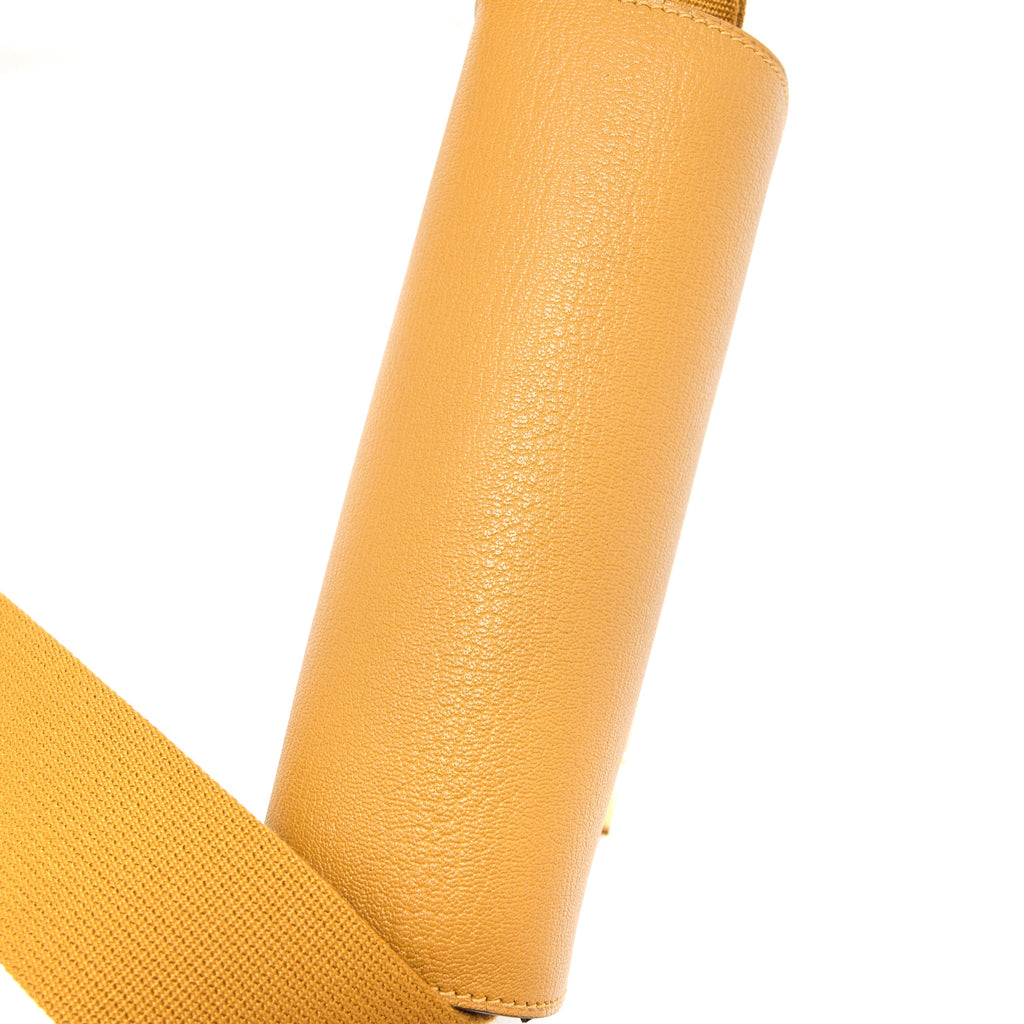 HERMES GETA CHEVRE MYSORE CARAMEL GHW