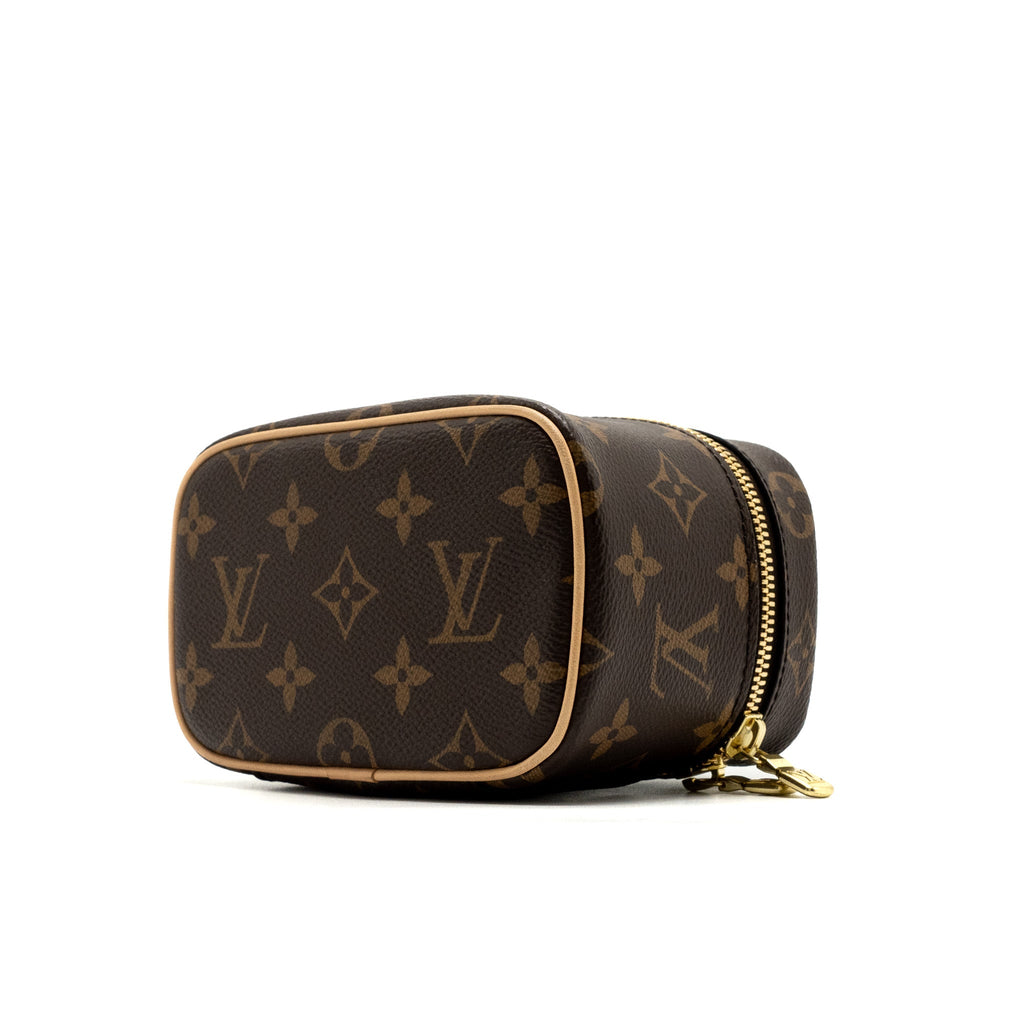 LOUIS VUITTON NICE NANO MONOGRAM CANVAS GHW