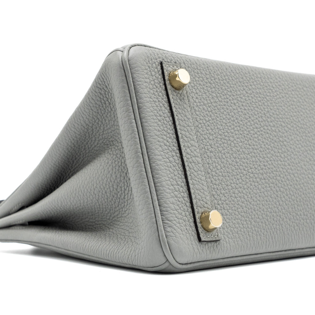HERMES BIRKIN 25 TOGO GRIS MOUNTIE GHW