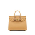 HERMES BIRKIN 25 SELLIER EPSOM 4B BISCUIT GHW