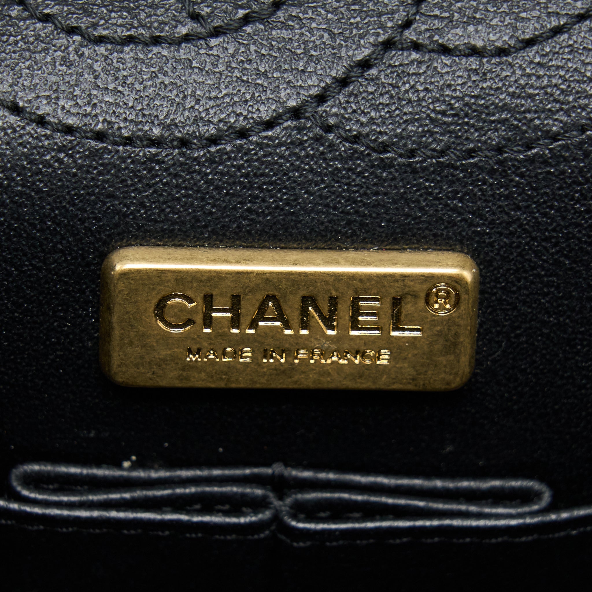 CHANEL MINI 2.55 REISSUE FLAP BAG LUCKY CHARMS CASINO LIMITED AGED CALFSKIN WITH GHW