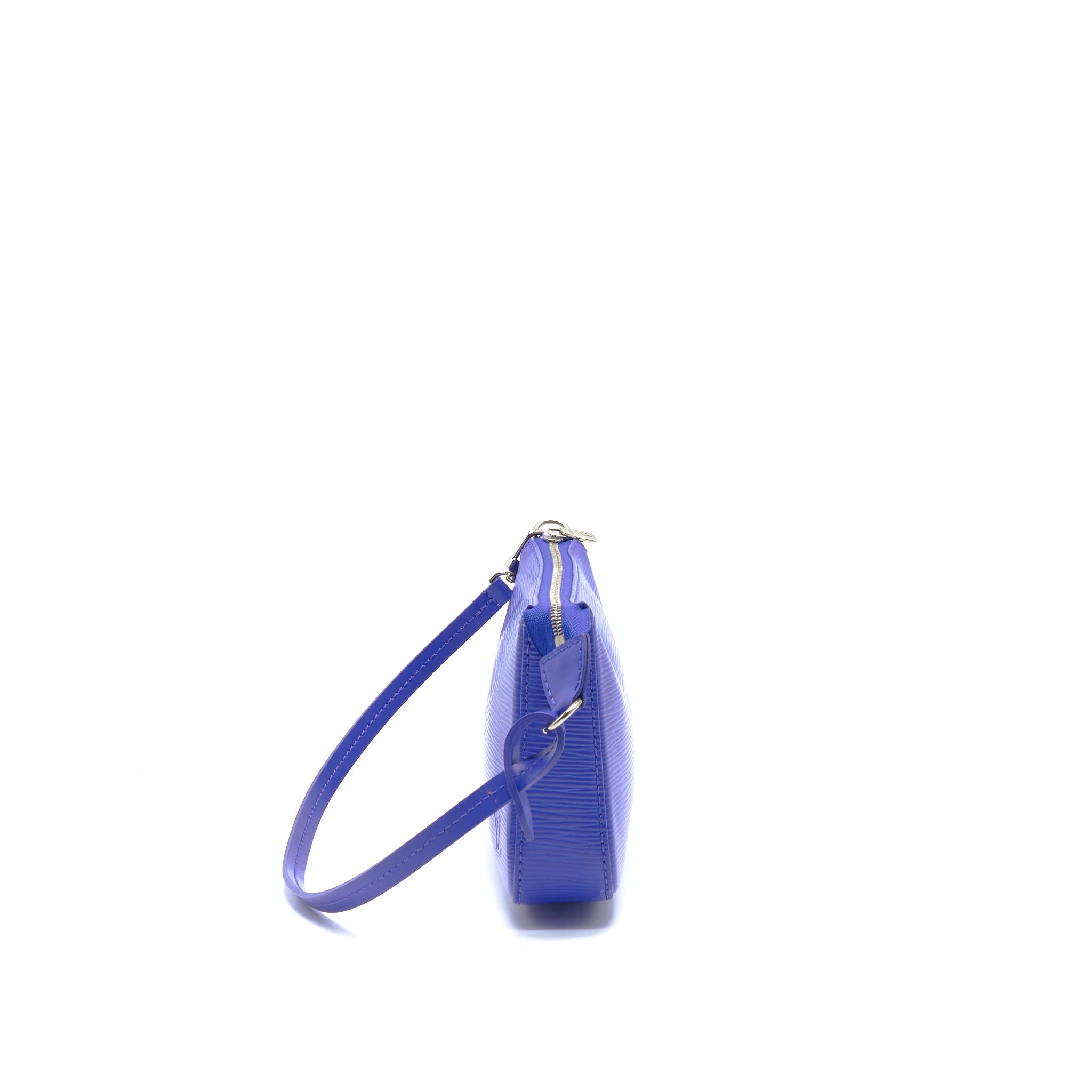 LOUIS VUITTON VINTAGE POCHETTE ACCESSORIES EPI LEATHER PURPLE