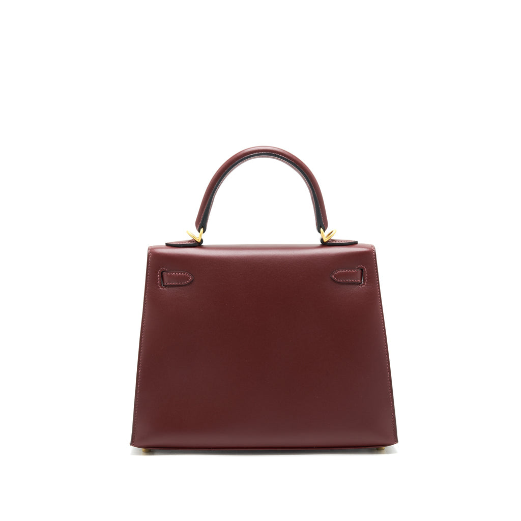 HERMES KELLY 25 SPECIAL ORDER SOMBRERO ROUGE H BRUSHED GHW