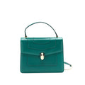 BVLGARI TOP HANDLE SERPENTI FOREVER BAG GREEN