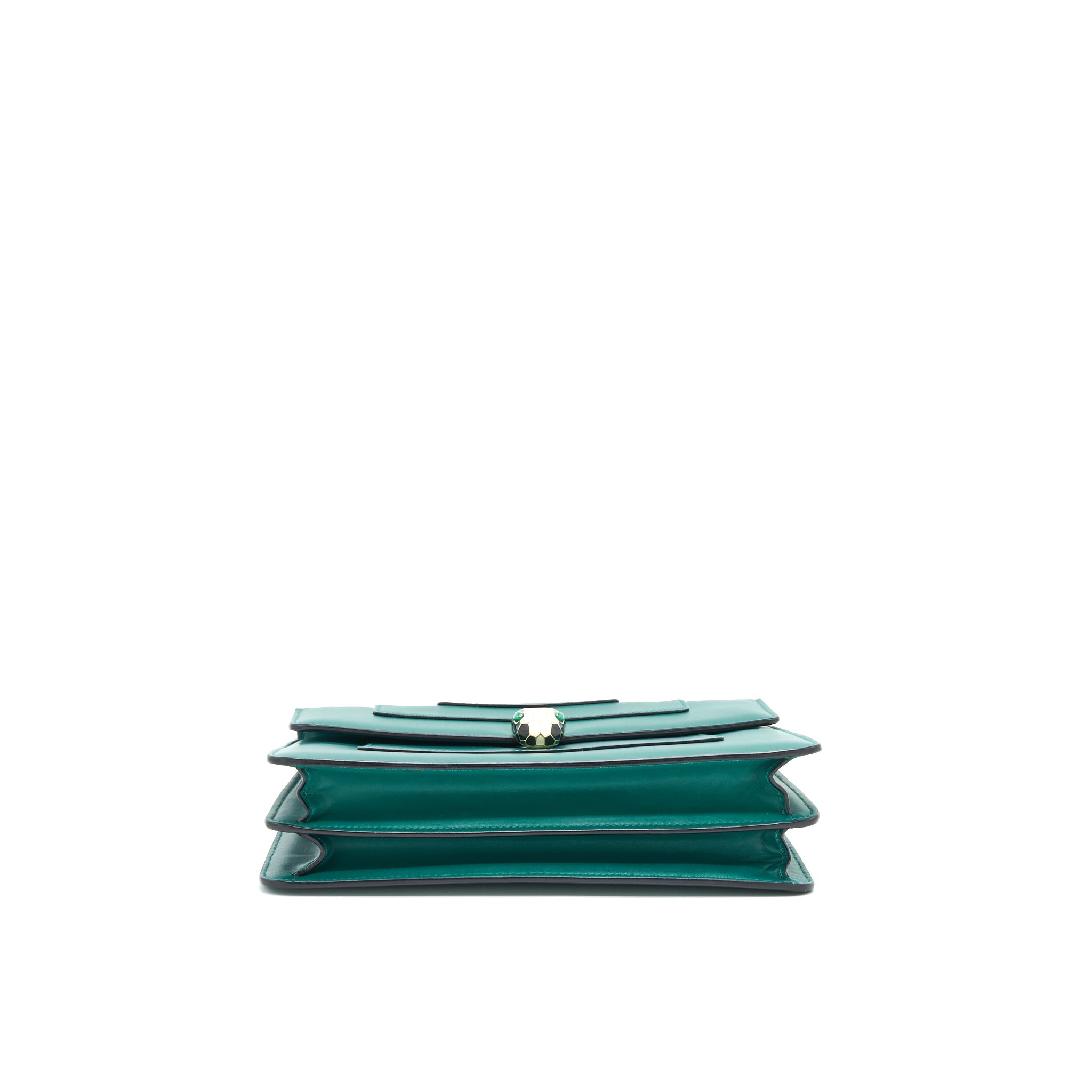 BVLGARI TOP HANDLE SERPENTI FOREVER BAG GREEN