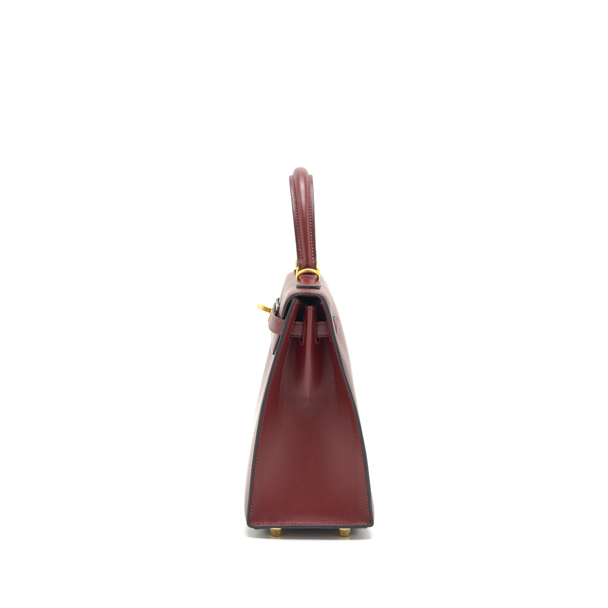 HERMES KELLY 25 SPECIAL ORDER SOMBRERO ROUGE H BRUSHED GHW