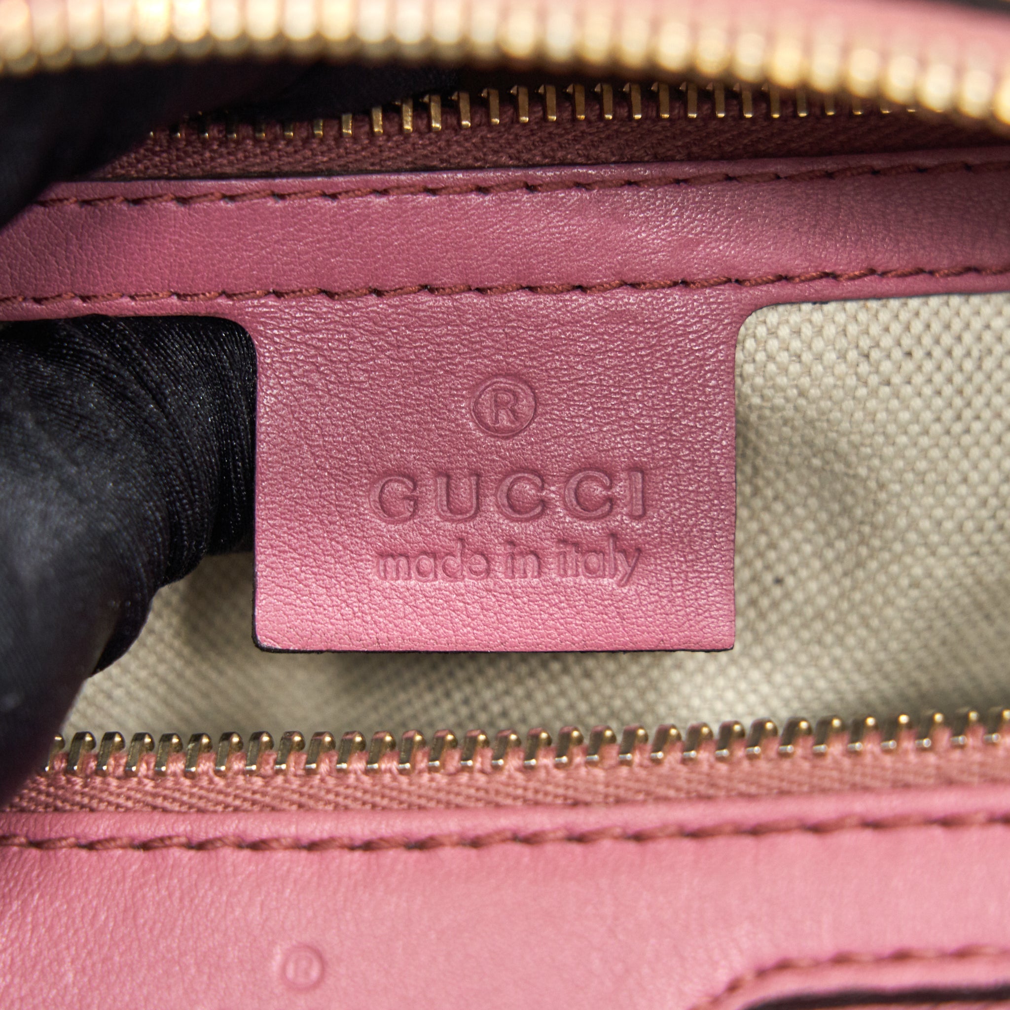 GUCCI BOSTON BAG CALFSKIN LEATHER