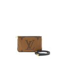 LOUIS VUITTON DOUBLE ZIP POCHETTE MONOGRAM GHW
