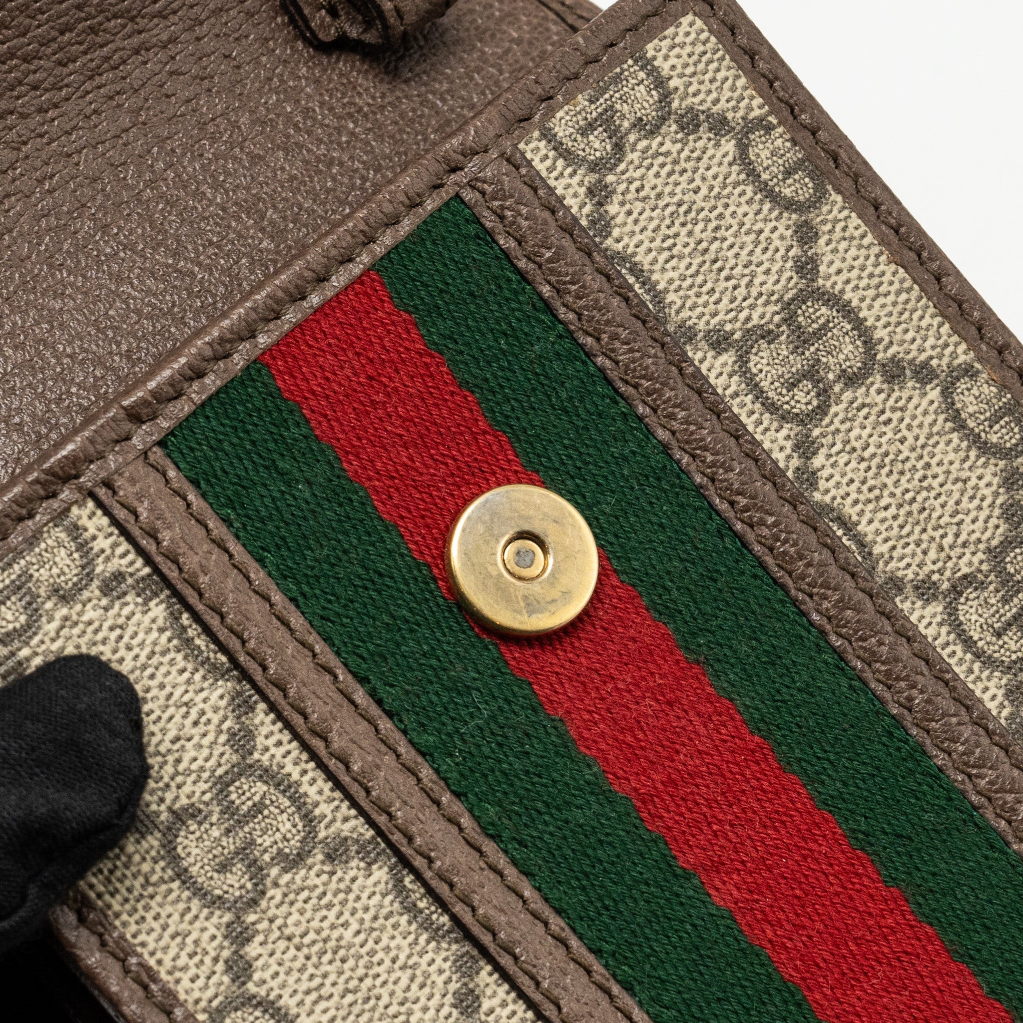 GUCCI OPHIDIA GG VERTICAL FLAP MINI BAG GG SUPERMEN CANVAS / CALFSKIN MULTICOLOUR GHW