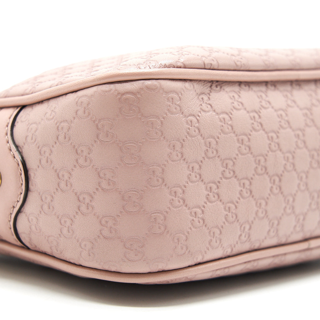 GUCCI CALF SKIN LEATHER BAMBOO CAMERA BAG