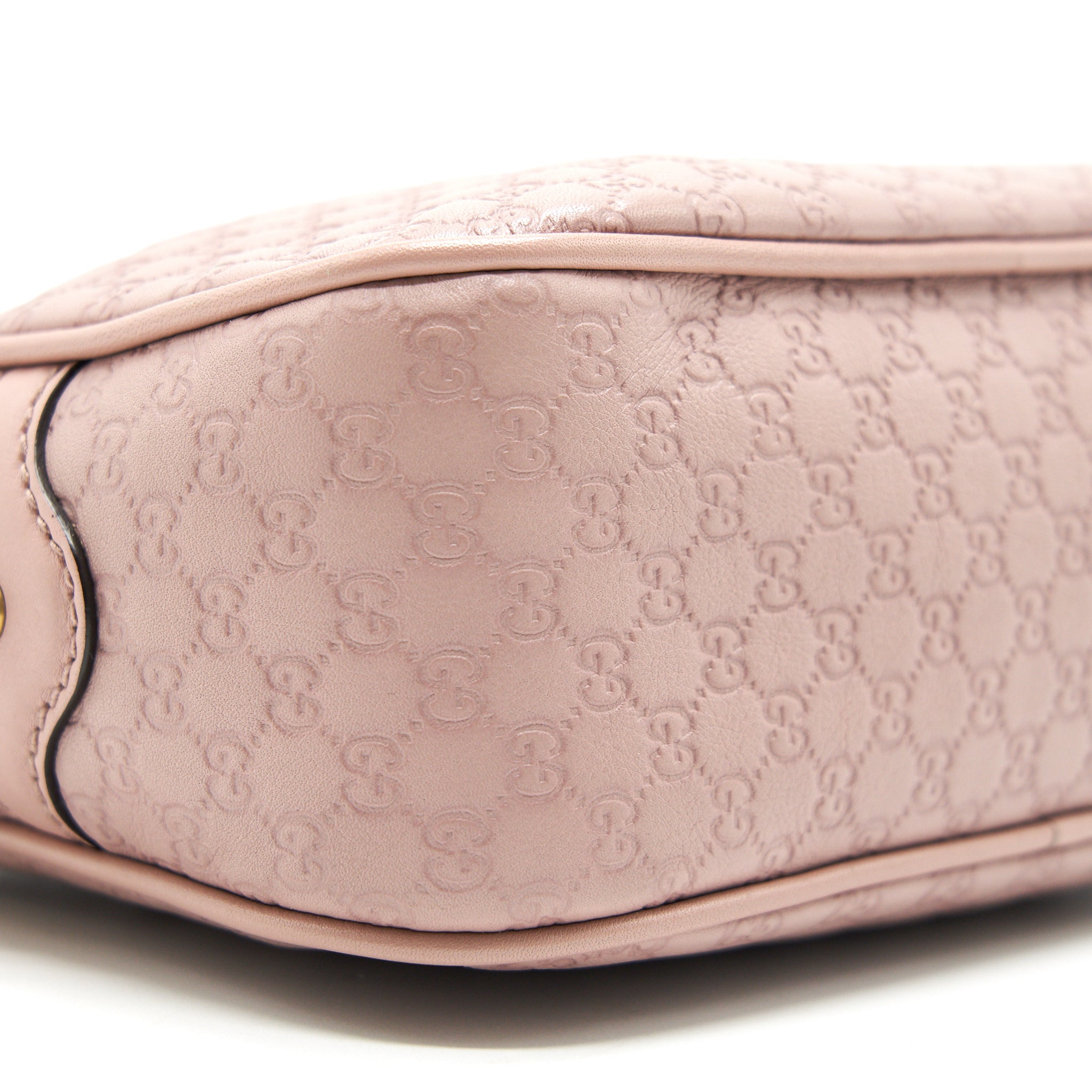 GUCCI CALF SKIN LEATHER BAMBOO CAMERA BAG
