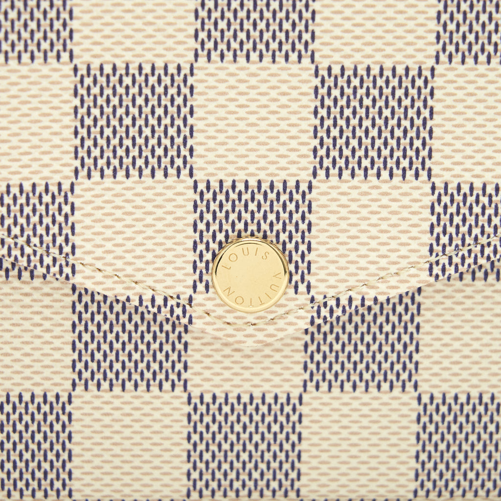 LOUIS VUITTON FELICIE POCHETTE DAMIER AZUR CANVAS