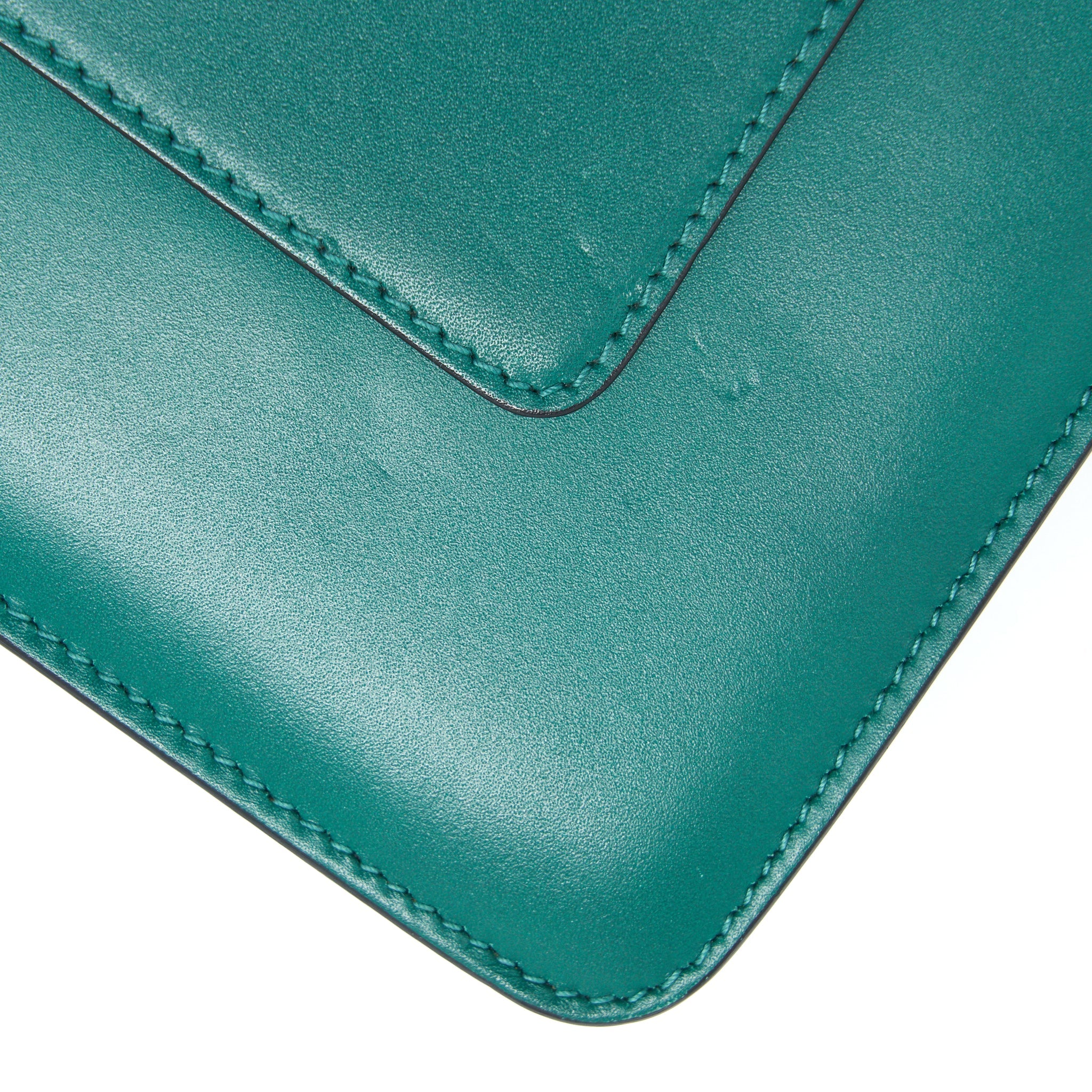 BVLGARI TOP HANDLE SERPENTI FOREVER BAG GREEN