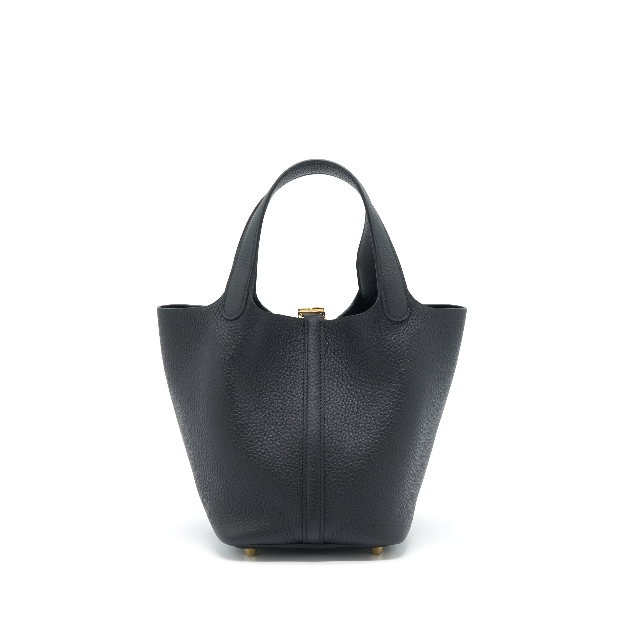 HERMES PICOTIN 18 CLEMENCE BLACK GHW