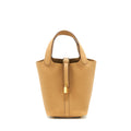 HERMES PICOTIN 18 LOCK BAG 4Z BISCUIT GHW