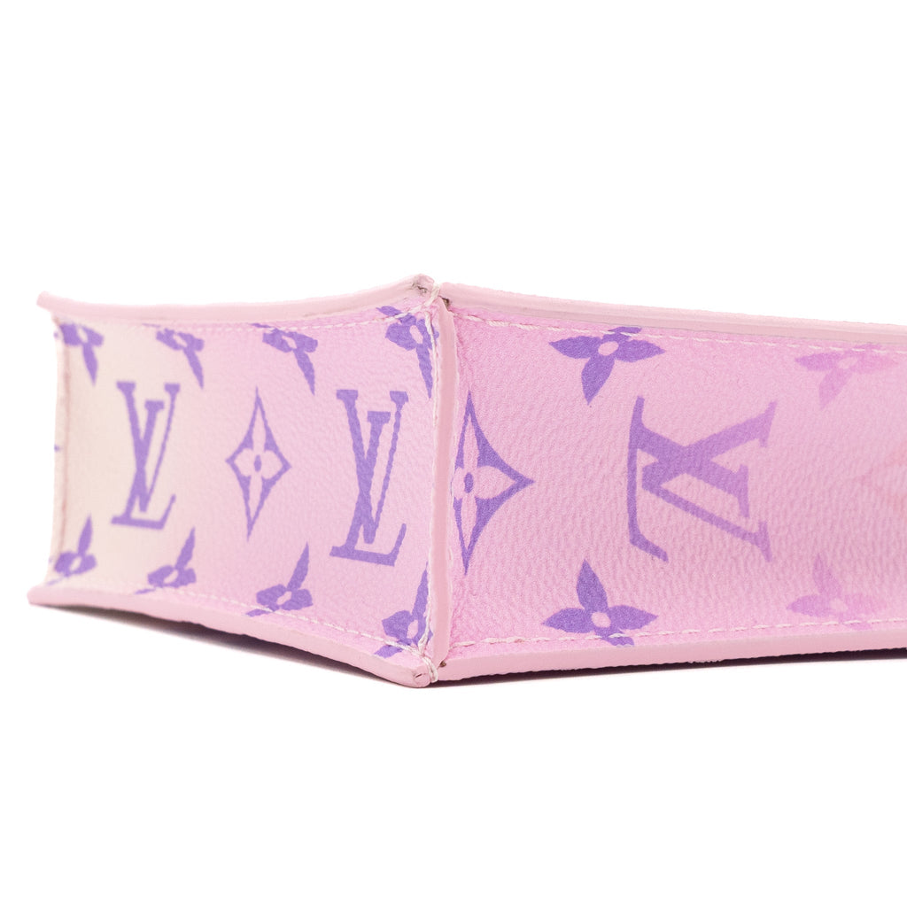 LOUIS VUITTON PETIT SAC PLAT MONOGRAM CANVAS SUNRISE PASTEL GHW (NEW VERSION)