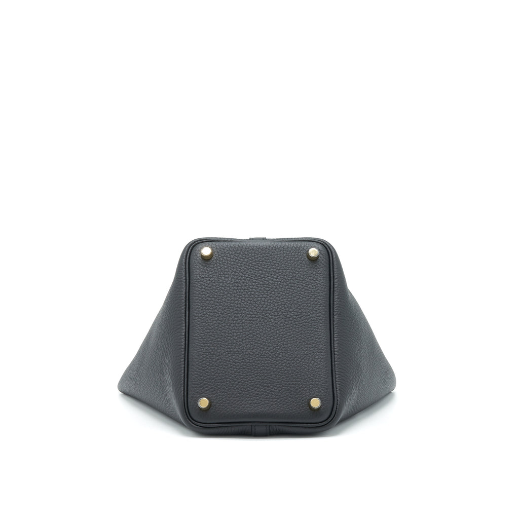 HERMES PICOTIN 18 CLEMENCE BLACK GHW