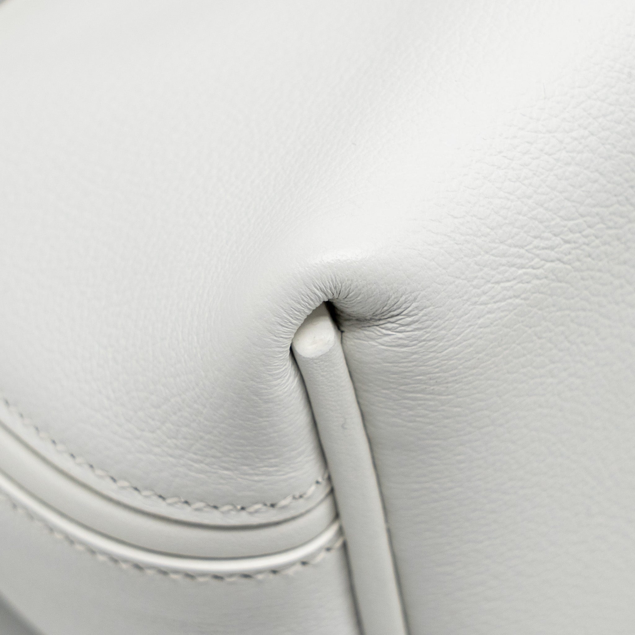 HERMES MINI 2424 24/24-21 BAG EVERCOLOR/SWIFT NEW WHITE GHW