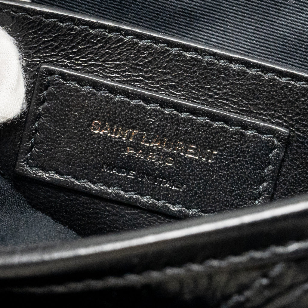 SAINT LAURENT/YSL BABY NIKI BAG CALFSKIN SO BLACK