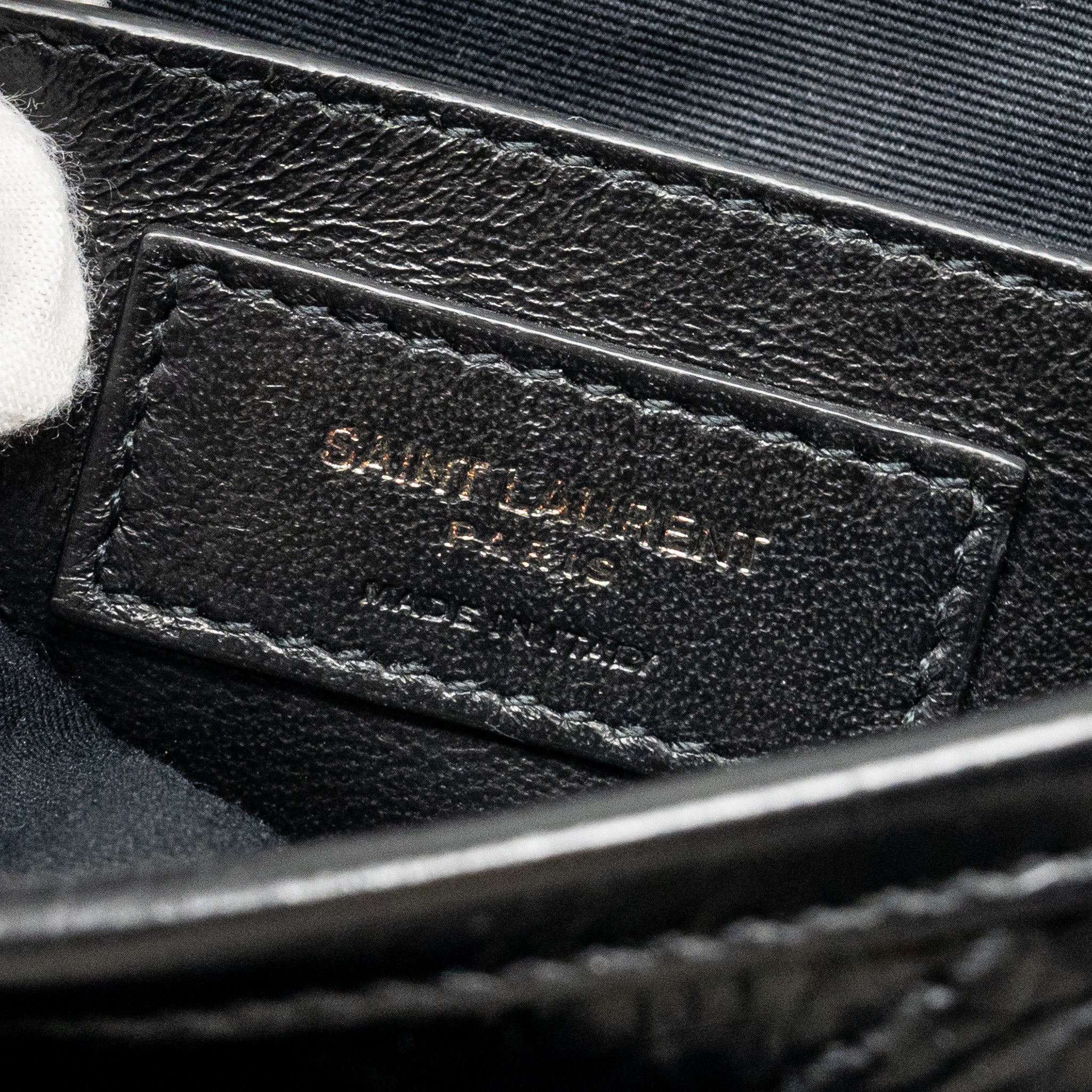 SAINT LAURENT/YSL BABY NIKI BAG CALFSKIN SO BLACK