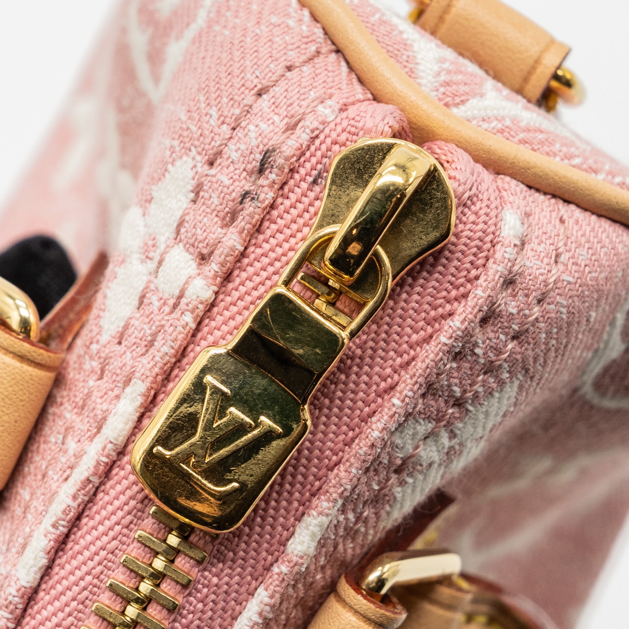 LOUIS VUITTON NANO SPEEDY MONOGRAM DENIM PINK GHW (NEW VERSION)