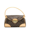 LOUIS VUITTON BEVERLY MM SHOULDER BAG MONOGRAM CANVAS AND LEATHER GHW