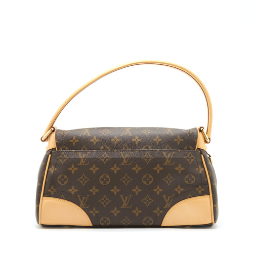 LOUIS VUITTON BEVERLY MM SHOULDER BAG MONOGRAM CANVAS AND LEATHER GHW
