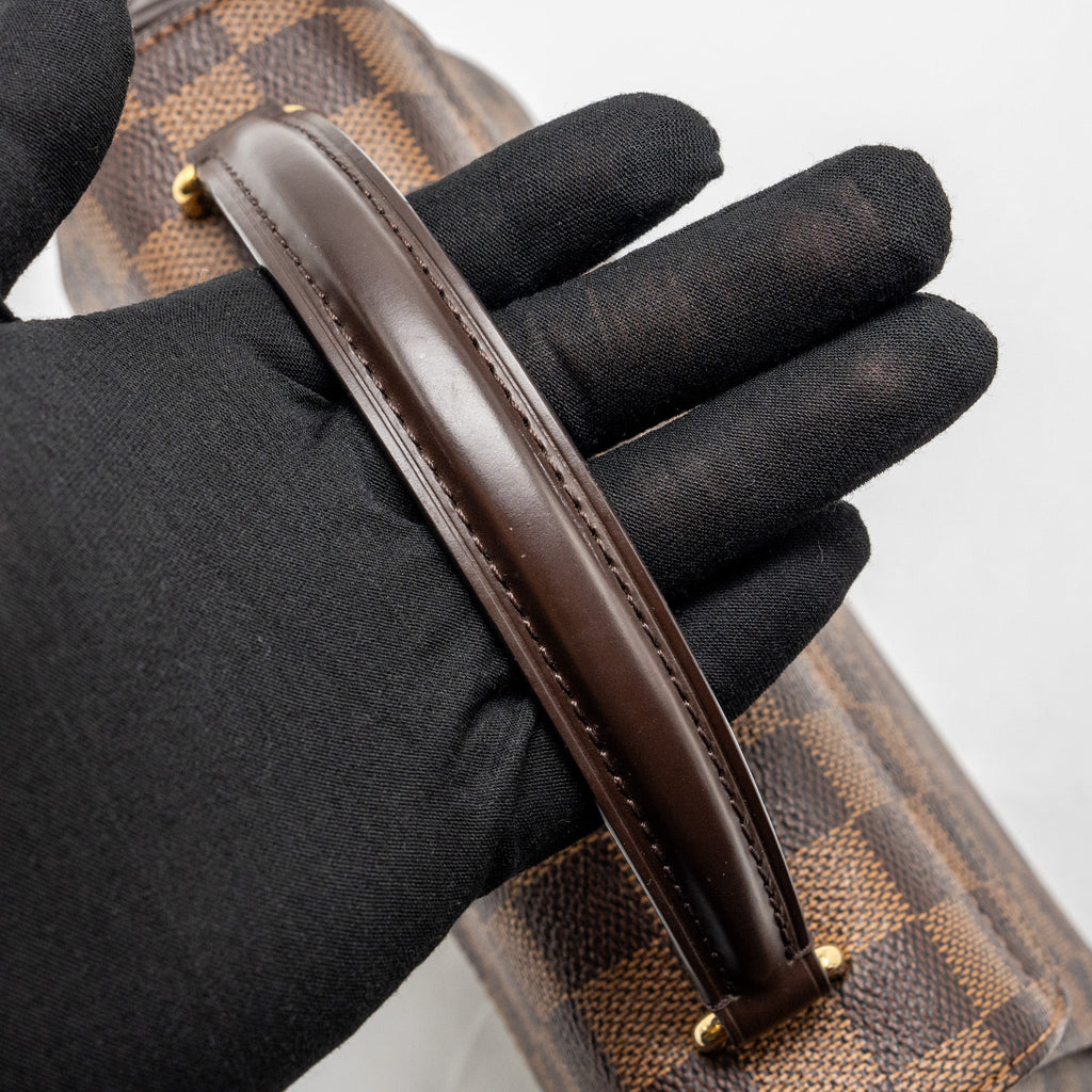 LOUIS VUITTON CROISETTE DAMIER EBENE CANVAS GHW